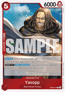 Emperors in the New World OP09-013 Yasopp (Foil)