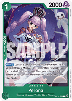 Emperors in the New World OP09-034 Perona (Foil)