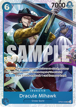 Emperors in the New World OP09-048 Dracule Mihawk (Foil)
