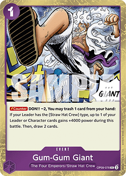 Emperors in the New World OP09-078 Gum-Gum Giant (Foil)