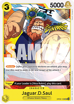 Emperors in the New World OP09-109 Jaguar.D.Saul