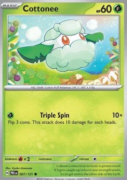 Prismatic Evolutions 007/131 Cottonee