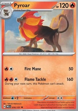 Prismatic Evolutions 016/131 Pyroar