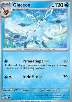 Prismatic Evolutions 025/131 Glaceon (Holo)