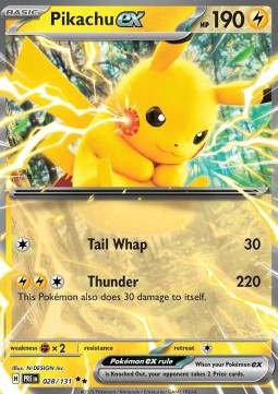 Prismatic Evolutions 028/131 Pikachu ex