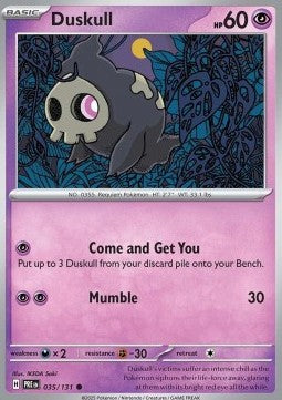 Prismatic Evolutions 035/131 Duskull