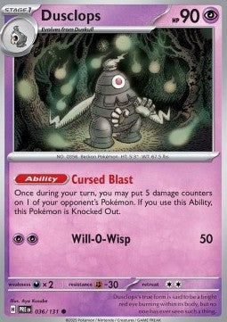Prismatic Evolutions 036/131 Dusclops