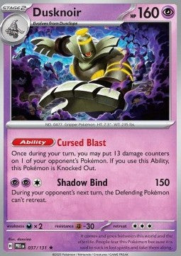 Prismatic Evolutions 037/131 Dusknoir (Holo)