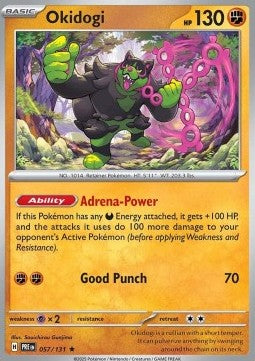 Prismatic Evolutions 057/131 Okidogi (Holo)