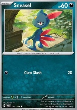 Prismatic Evolutions 061/131 Sneasel