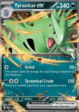 Prismatic Evolutions 064/131 Tyranitar ex