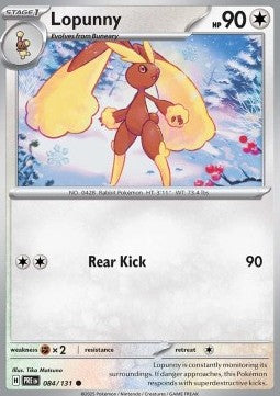 Prismatic Evolutions 084/131 Lopunny (Reverse Holo)