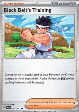 Prismatic Evolutions 097/131 Black Belt's Training