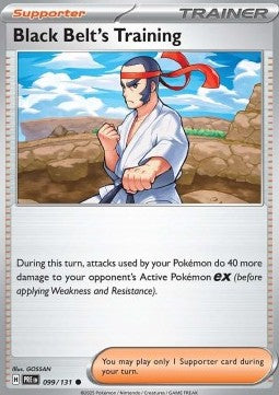 Prismatic Evolutions 099/131 Black Belt's Training