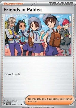 Prismatic Evolutions 109/131 Friends in Paldea