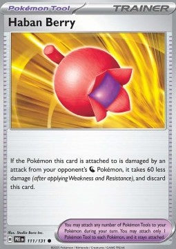 Prismatic Evolutions 111/131 Haban Berry