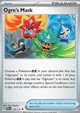 Prismatic Evolutions 118/131 Ogre's Mask (Reverse Holo)