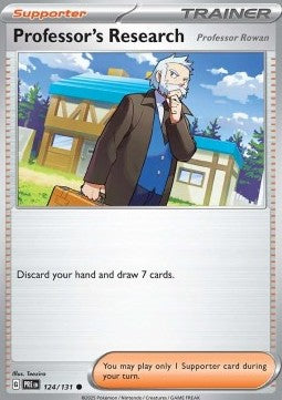 Prismatic Evolutions 124/131 Professor's Research (Professor Rowan)