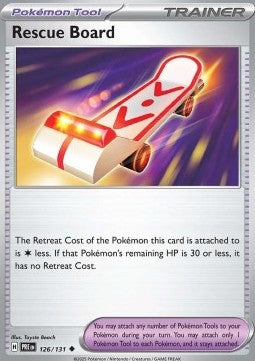Prismatic Evolutions 126/131 Rescue Board