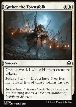 Innistrad Remastered 0023 Gather the Townsfolk