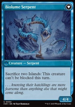 Innistrad Remastered 0054 Biolume Egg//Biolume Serpent