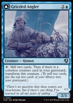 Innistrad Remastered 0067 Grizzled Angler//Grisly Anglerfish