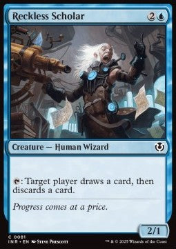 Innistrad Remastered 0081 Reckless Scholar (Foil)