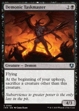 Innistrad Remastered 0104 Demonic Taskmaster