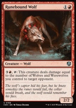 Innistrad Remastered 0168 Runebound Wolf