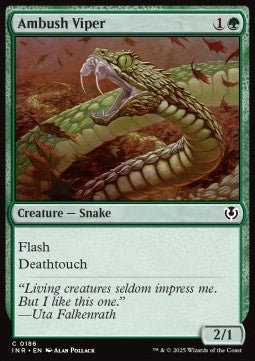 Innistrad Remastered 0186 Ambush Viper