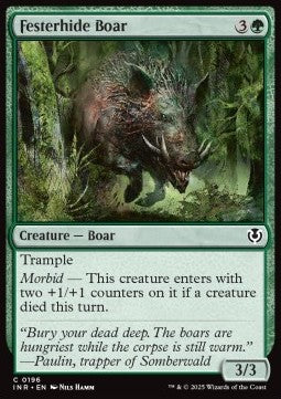 Innistrad Remastered 0196 Festerhide Boar