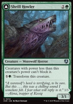 Innistrad Remastered 0214 Shrill Howler//Howling Chorus