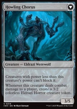 Innistrad Remastered 0214 Shrill Howler//Howling Chorus