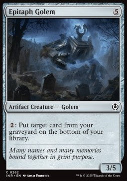 Innistrad Remastered 0262 Epitaph Golem