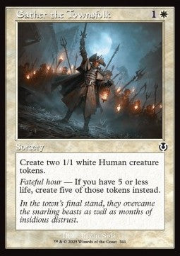 Innistrad Remastered 0341 Gather the Townsfolk