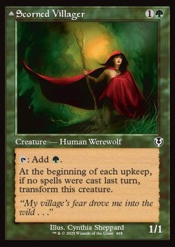 Innistrad Remastered 0468 Scorned Villager//Moonscarred Werewolf