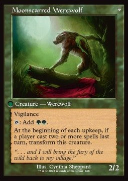 Innistrad Remastered 0468 Scorned Villager//Moonscarred Werewolf