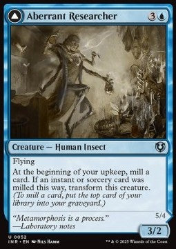 Innistrad Remastered 0052 Aberrant Researcher//Perfected Form