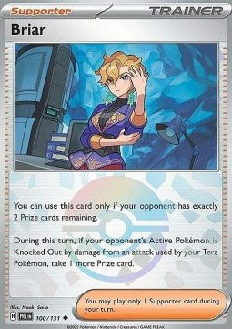 Prismatic Evolutions 100/131 Briar (Reverse Holo Pokeball)