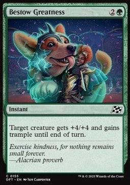 Aetherdrift 0155 Bestow Greatness