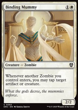 Aetherdrift Commander 0063 Binding Mummy