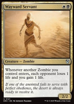 Aetherdrift Commander 0121 Wayward Servant