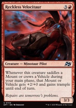 Aetherdrift 0144 Reckless Velocitaur