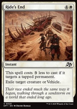 Aetherdrift 0025 Ride's End (Foil)