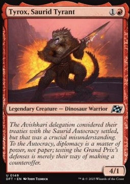 Aetherdrift 0149 Tyrox, Saurid Tyrant
