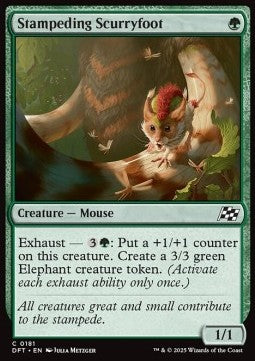 Aetherdrift 0181 Stampeding Scurryfoot