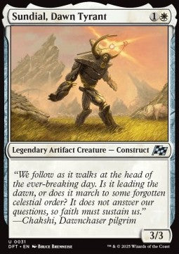 Aetherdrift 0031 Sundial, Dawn Tyrant