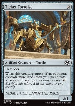 Aetherdrift 0245 Ticket Tortoise (Foil)