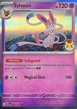 Prismatic Evolutions 040/131 Sylveon (Pokemon Day Holo)