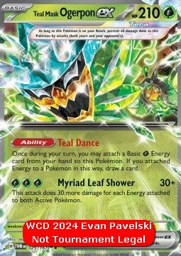 WCD2024 Teal Mask Ogerpon ex (Non Holo)